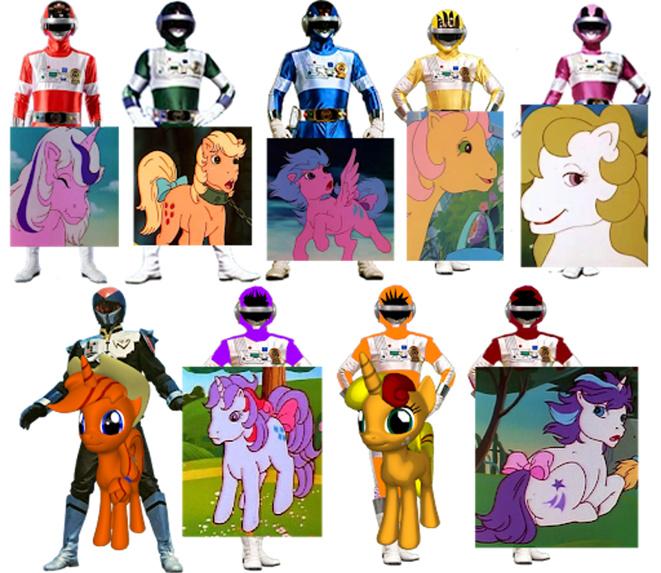 BioSquad Rangers (MLP Gen 1) by DrSummersBrandonshy on DeviantArt