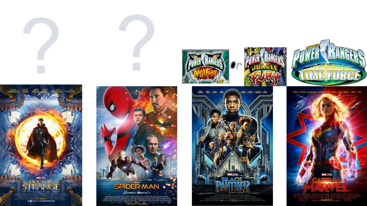 Power Rangers Cinematic Universe Remaining 4 Ph. 3 by ...