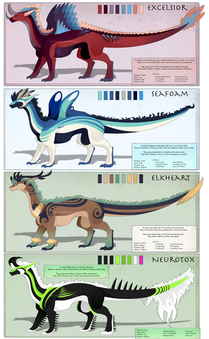 Elemental Adopt A Drake 2 CLOSED by Solar-Paragon on DeviantArt