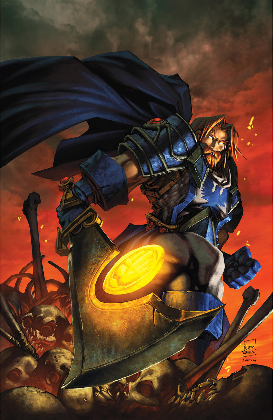 warcraft:Ashbringer 1 Cover by Tonywashingtonart