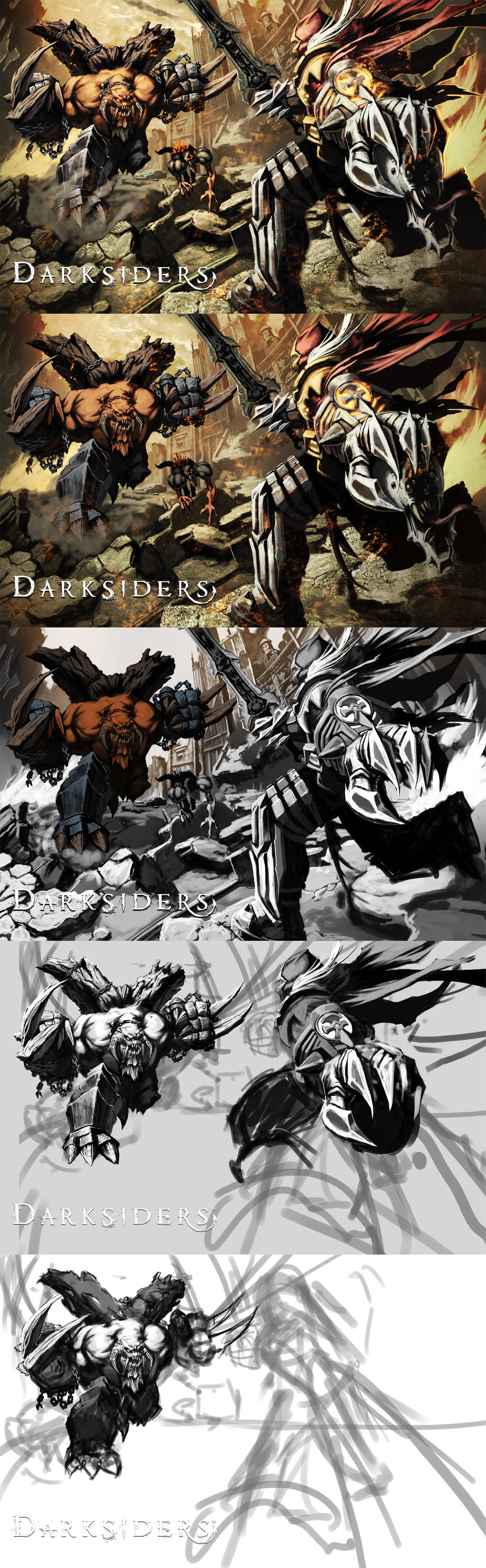 The End:Darksiders walkthrough by Tonywashingtonart