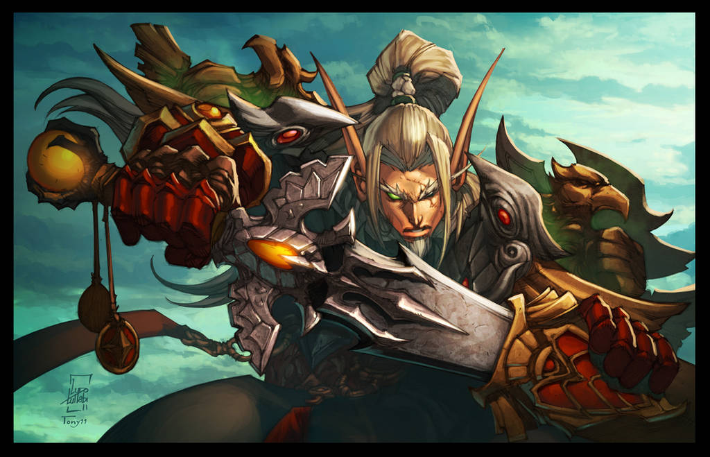 lor'thermar WoW Pinup by Tonywashingtonart