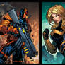 DeathStroke and Canary DC Card
