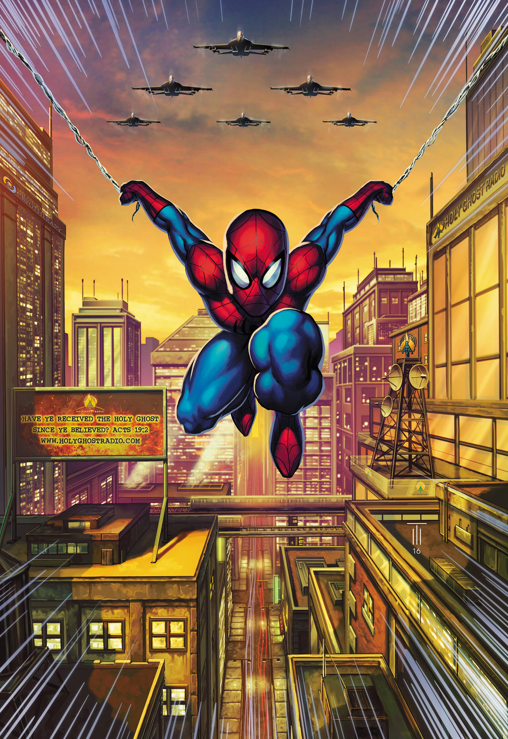 SpiderMan Gift Commission by Tonywashingtonart