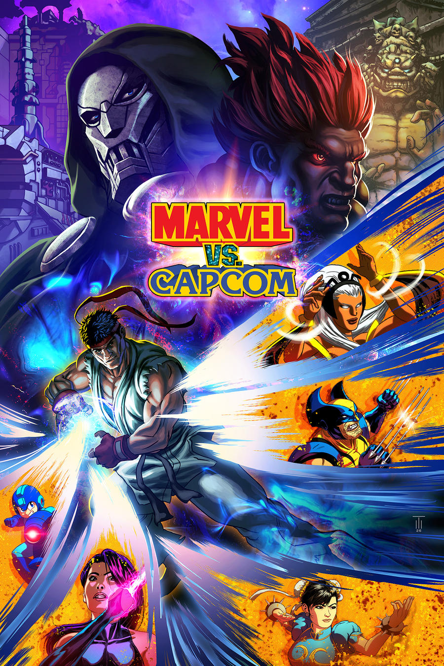 Marvel VS Capcom (Rocketcon Poster)