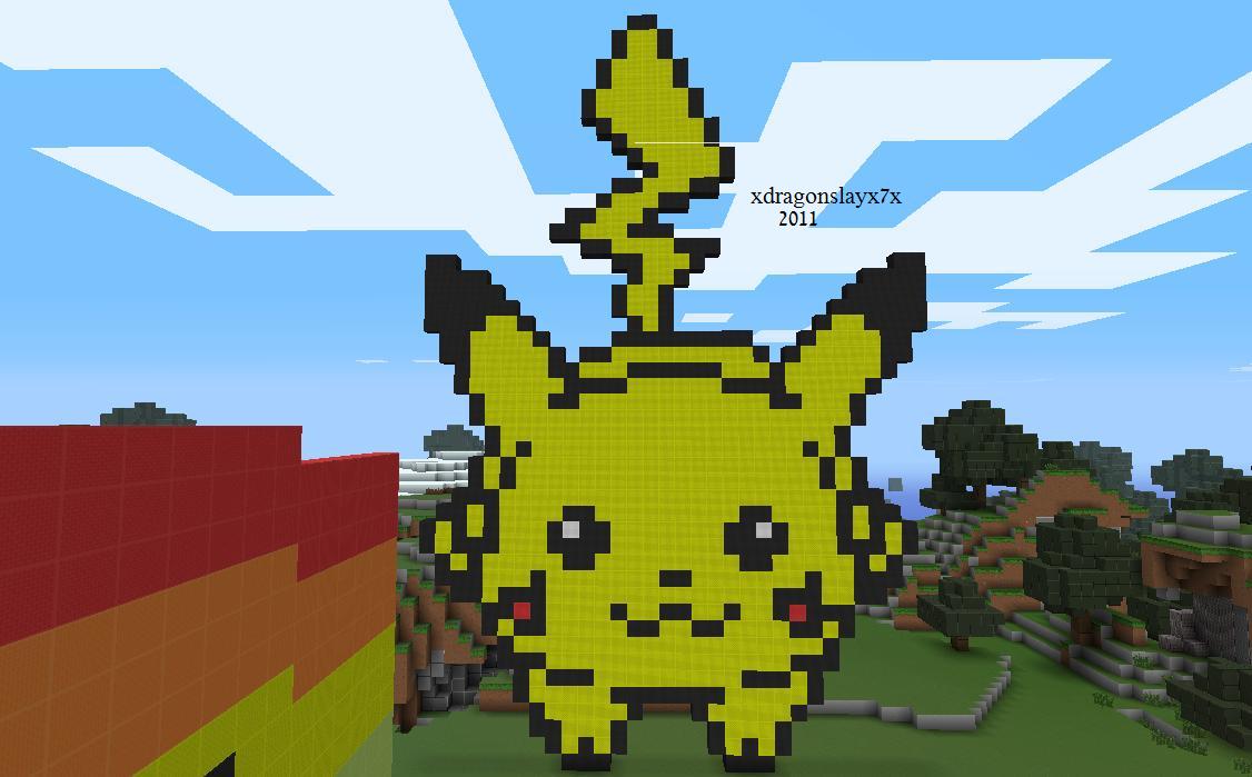Minecraft Pikachu by xxMokoMokoxx on DeviantArt