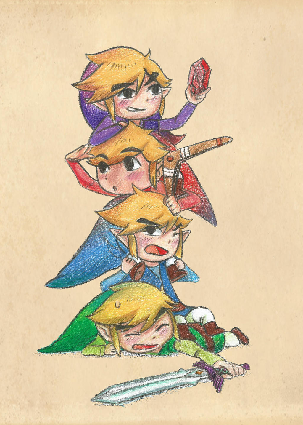 The Legend Of Zelda - Four Swords