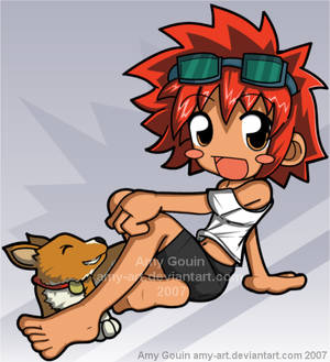 Ed and Ein - Cowboy Bebop