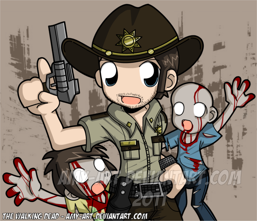 Rick - The Walking Dead by amy-art on DeviantArt Rick - The Walking Dead by amy-art on DeviantArt
