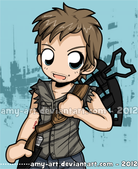 Daryl - The Walking Dead by amy-art on DeviantArt