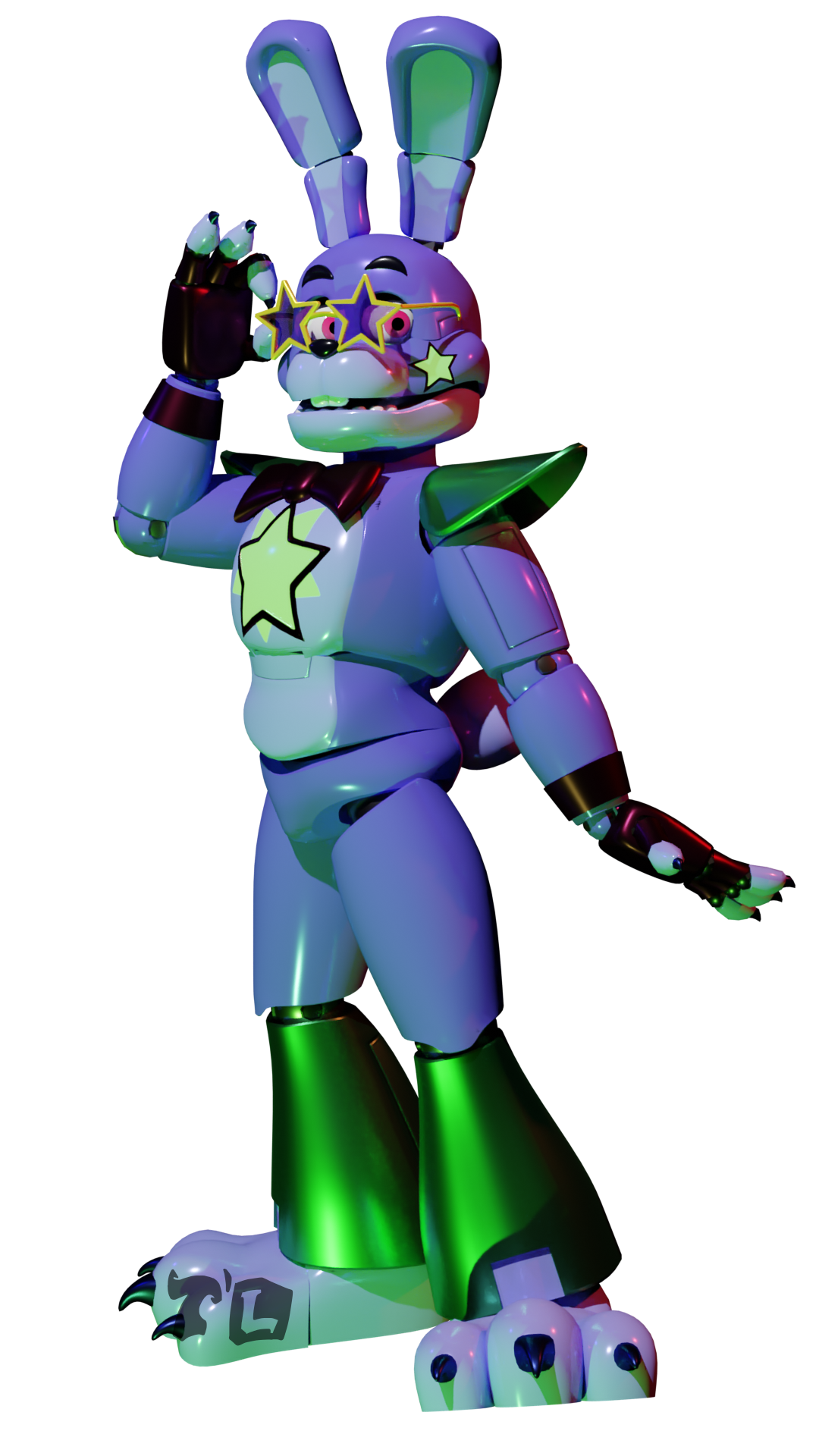 Presenting Glamrock Bonnie, now in full! (Model by Me) :  r/fivenightsatfreddys