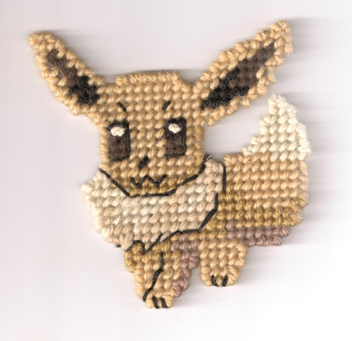 Plastic Canvas Eevee