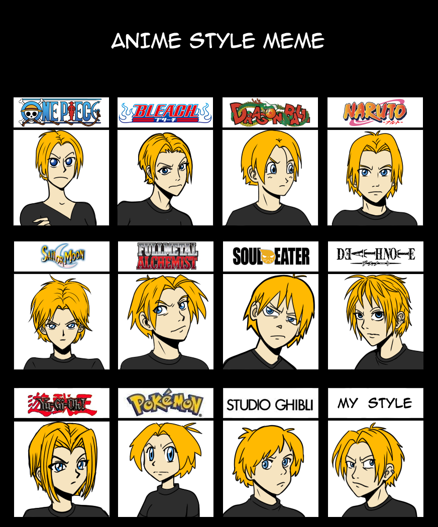 Anime Style Meme Variant