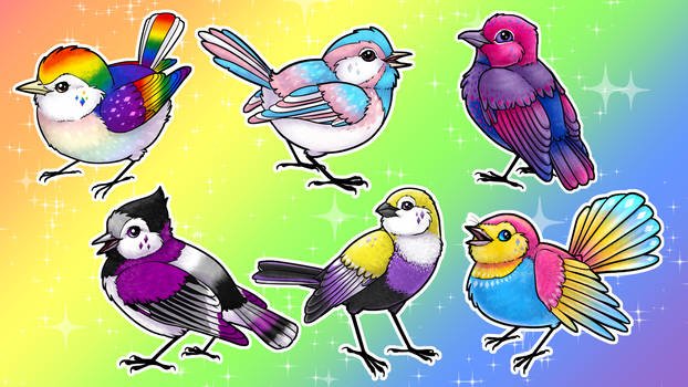 Pride Birds (Charms Kickstarter Now Live!)