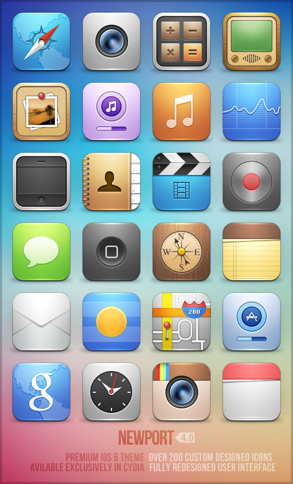 Newport iOS theme (version 4)
