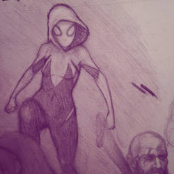 - Spider-Gwen Sketch -