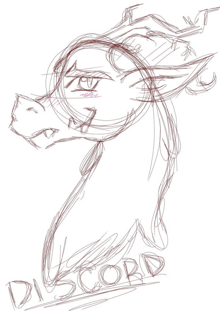 Discord sketch by HPBudgecraft on DeviantArt