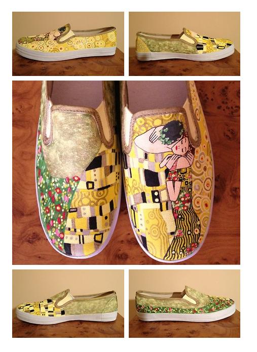 Shoes: The Kiss // Klimt