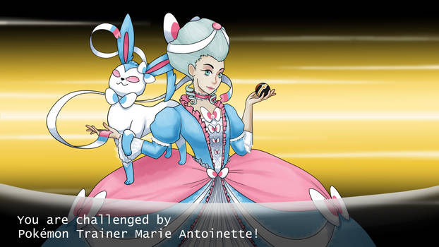 Marie Antoinette as a pokemon trainer