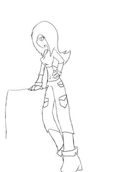 Kim Possible lineart