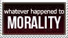 Morality vs Tolerance