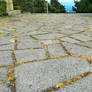 Mt. Avala stone paved walkway with a view