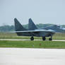 Mig29 taxiing towards parking