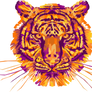Tiger Yellow Purple Orange