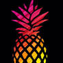 Colorful Pink Yellow Pineapple