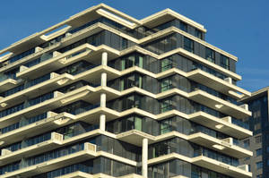 BW building shapes