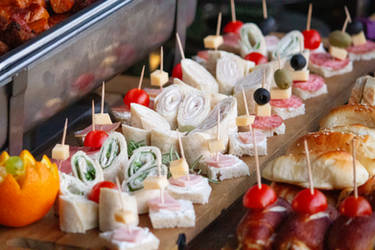 Catering All You Can Eat Buffet Mixed Food