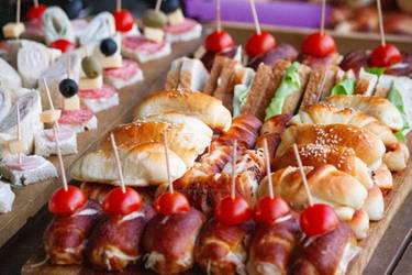 Catering All You Can Eat Buffet Mixed Food