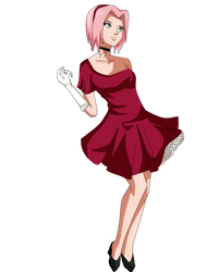 Sakura Haruno Ball Dress Shippuden