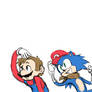 Sonic and Mario (requests)