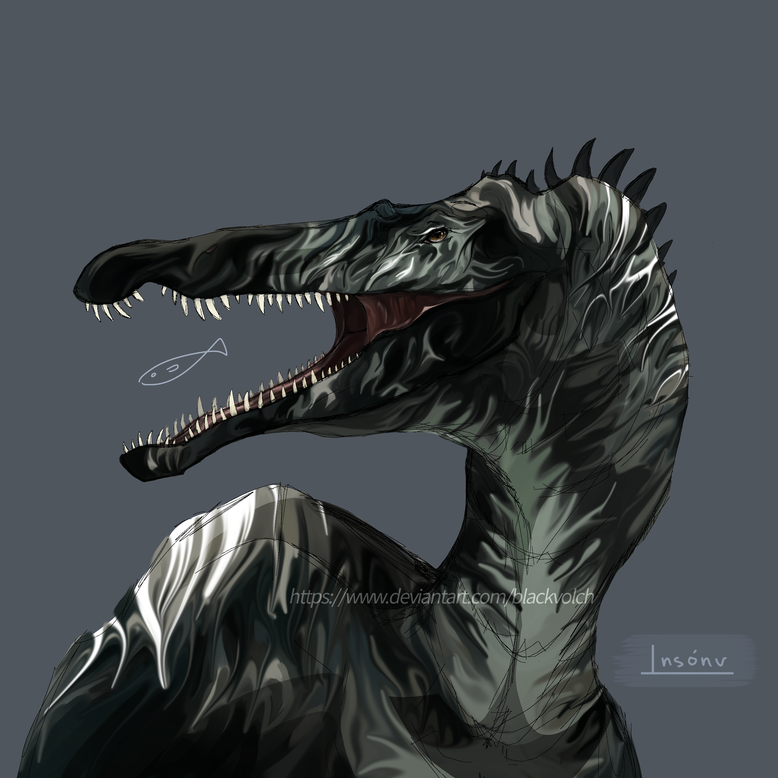 Suchomimus Deviantart Suchomimus by BlackVolch on DeviantArt