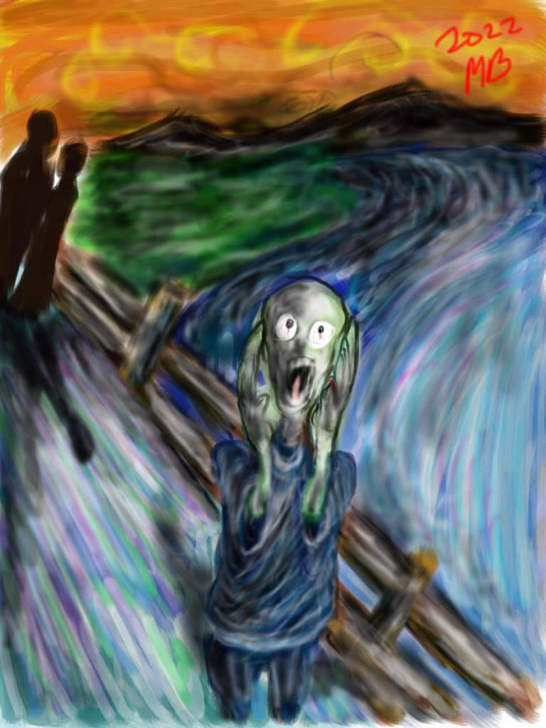 The Scream Rendition My remake of the scream by baran700 on DeviantArt