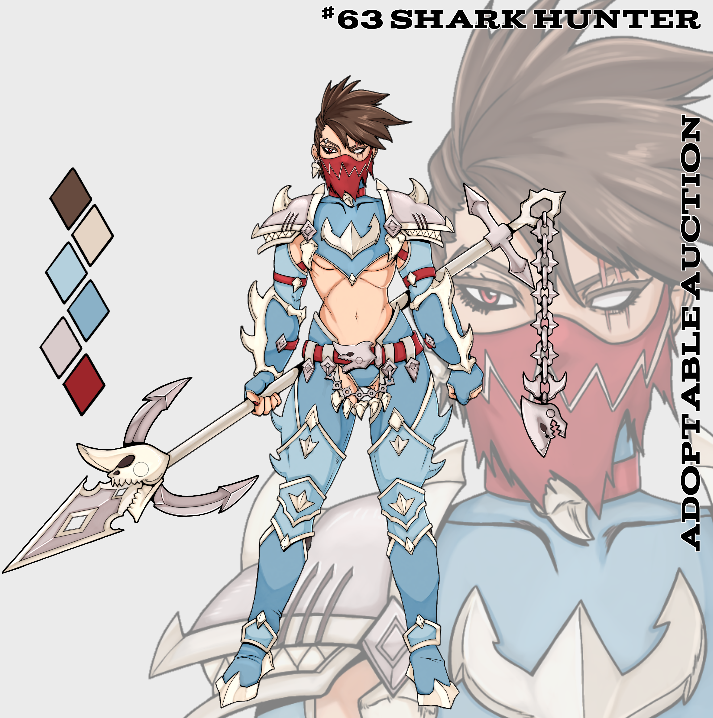 (CLOSED) #63 Adoptable Auction: Shark Hunter