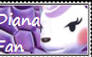 Diana Fan Stamp