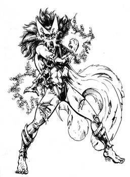 Old Art - Gamma Radiated Scarlet Witch (1997)