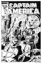 Captain America 286 Cover Recreation