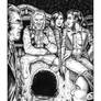Silver Riders Illo #6 - Campfire tales