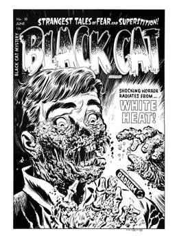 Black Cat Mystery #50 Cover Recreation