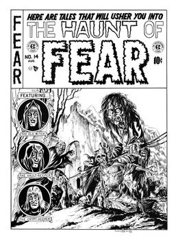 Haunt of Fear #14 Cover Recreation
