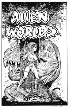 Alien Worlds #1 Cover Recreation