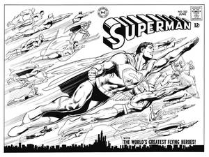 Superman 252 Cover Recreation