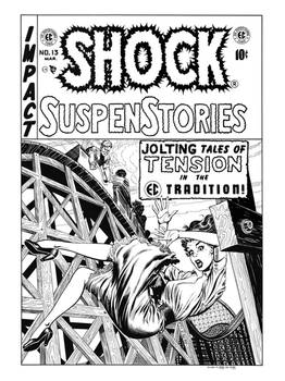 Shock SuspenStories #13 Cover Recreation