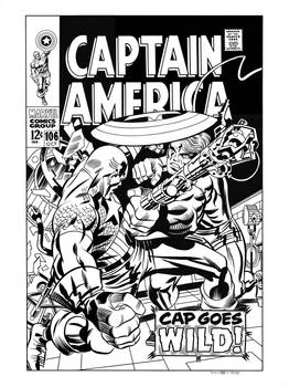 Captain America #106 Cover Recreation