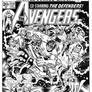 Avengers #118 Cover Recreation