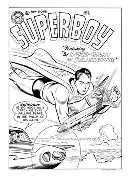 Superboy #50 Cover Recreation