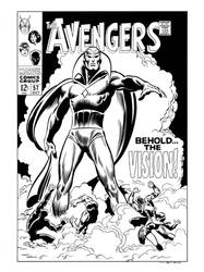 Avengers #57 cover recreation by dalgoda7
